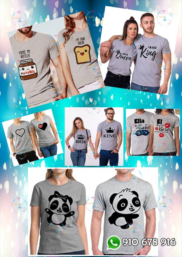 Polos Personalizados para parejas
