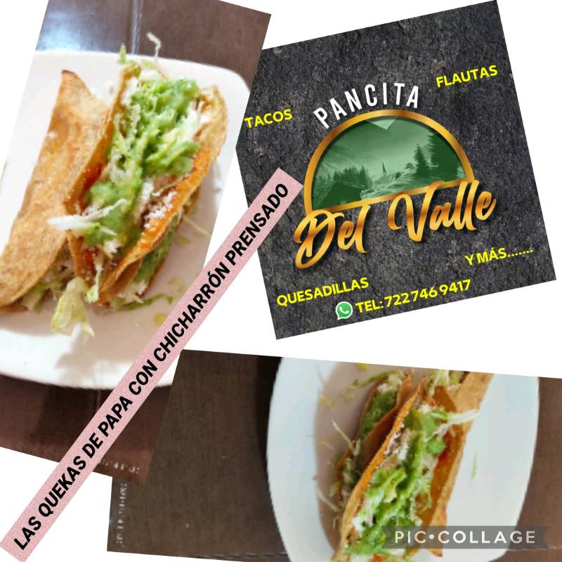 QUESADILLAS DE PAPA CON CHICHARRÓN PRENSADO en Toluca de Lerdo