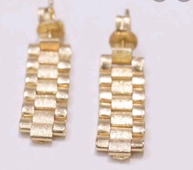 Aretes rolex sales oro originales