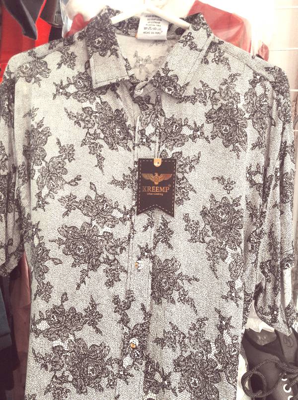 Camisa de sales chalis hombre