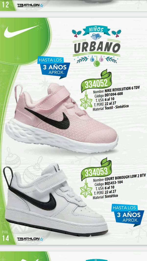 Zapatillas NIKE PARA NI AS color Rosa en Lima