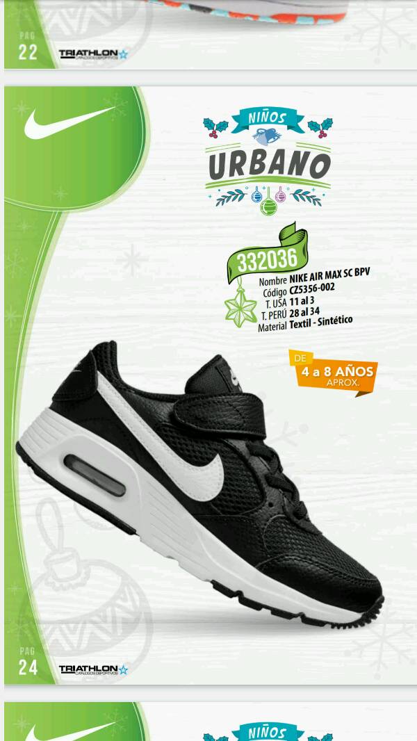 Zapatillas para niños nike perú deals