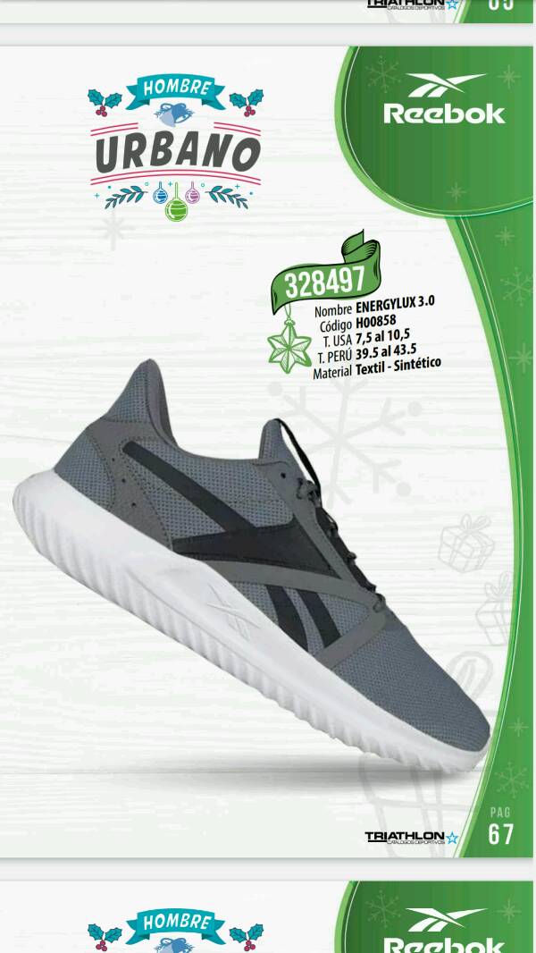 Reebok perú 2025 hombre