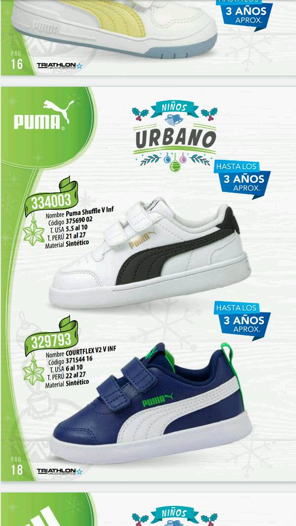 Zapatillas color BLANCO negro PUMA