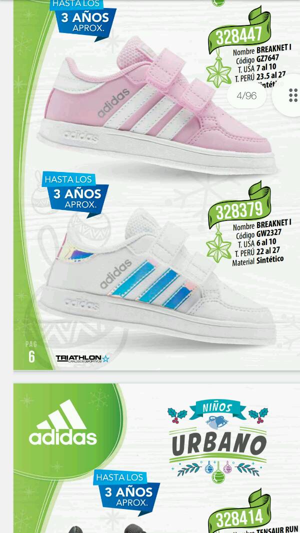 Zapatillas adidas niñas peru best sale