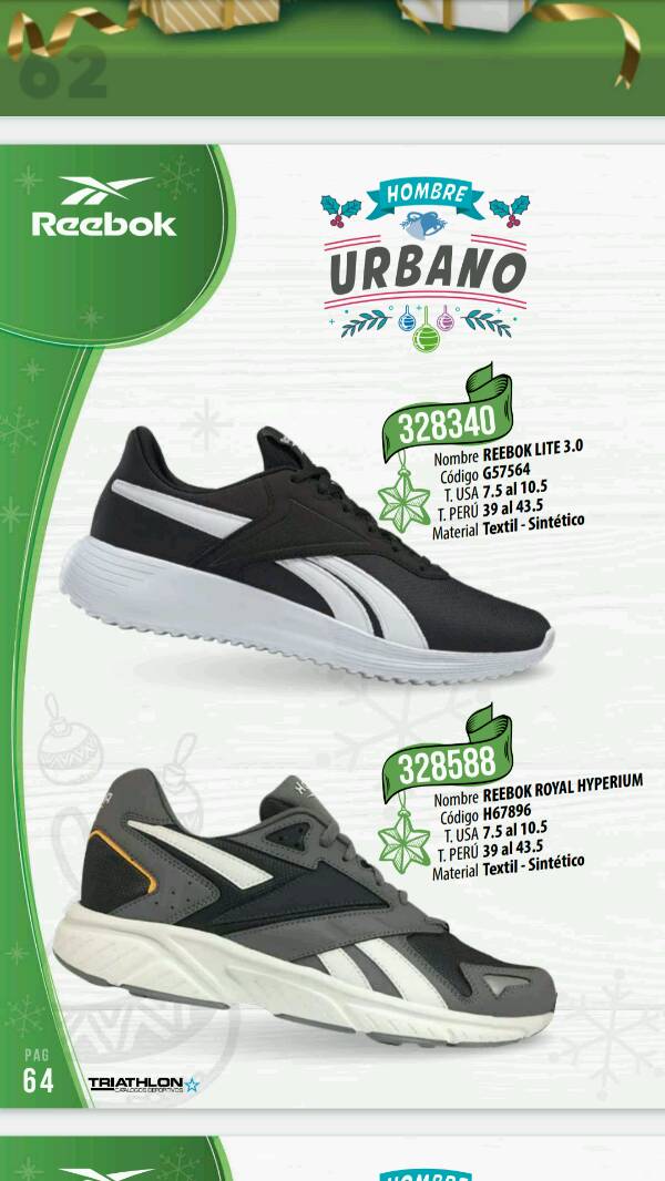 Zapatillas reebok hombre precios peru hotsell