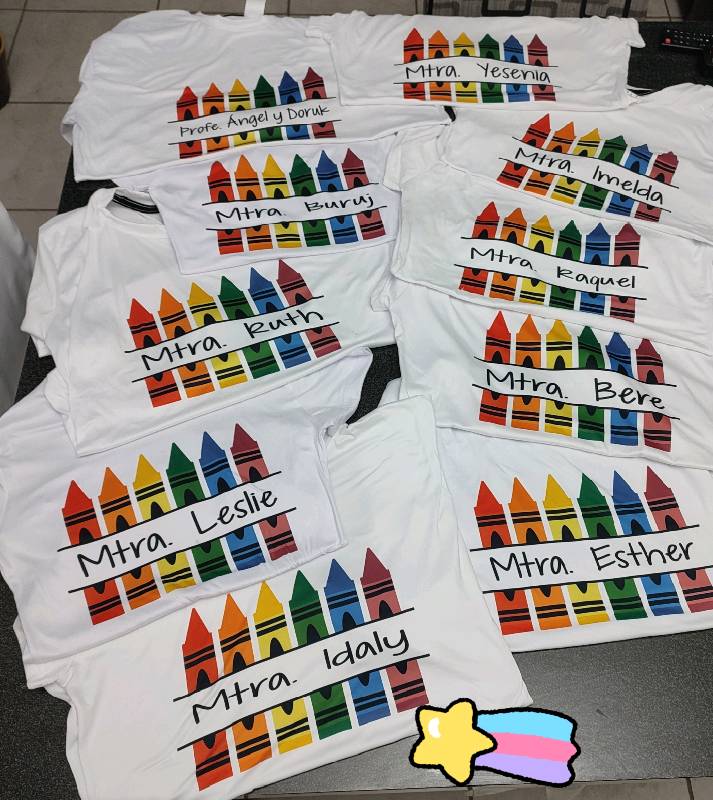 Playeras dia deals del maestro