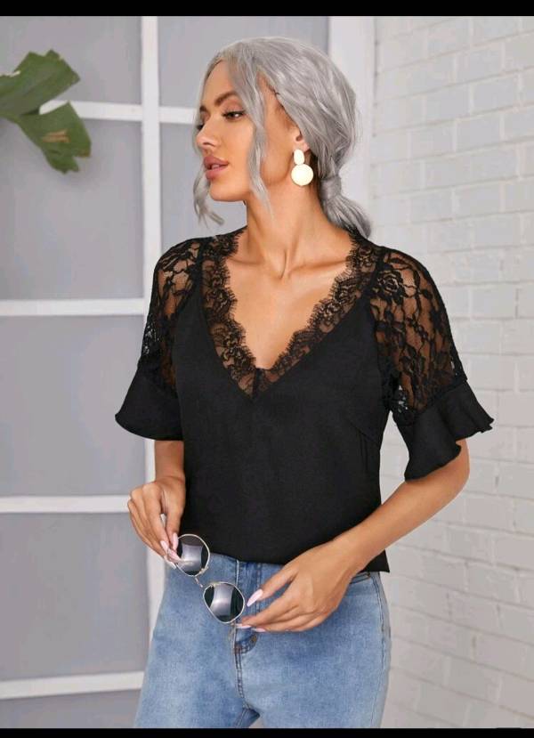 Blusas online de randa