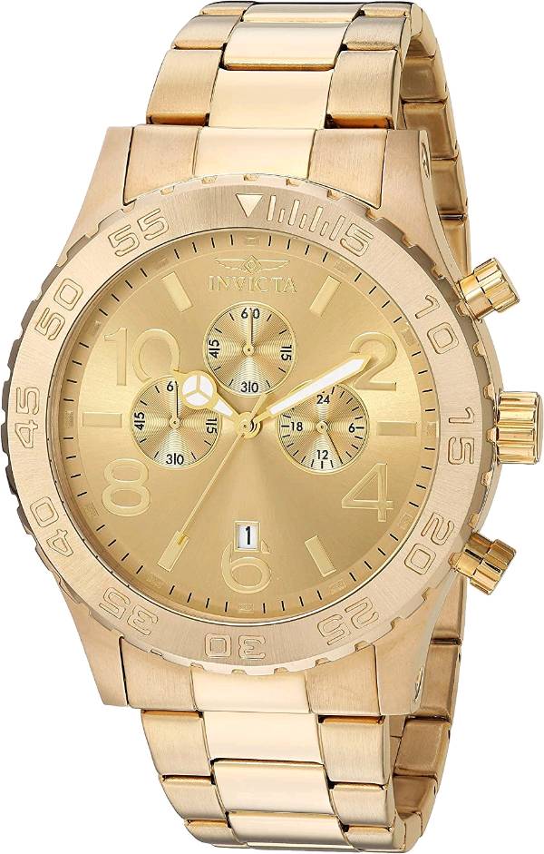 Reloj invicta ba ado en oro de 18k para hombre hombre