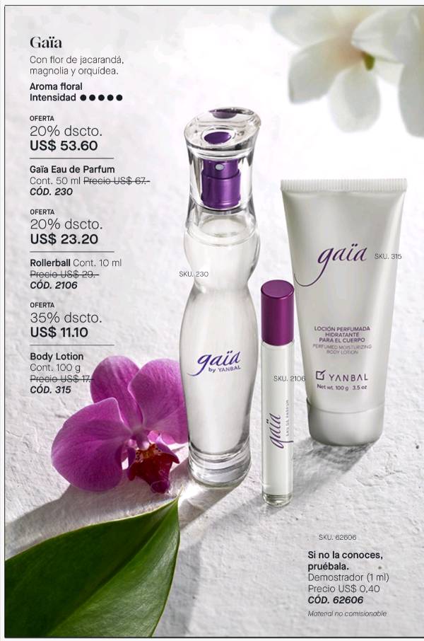 Perfume gaia yanbal 2025 precio