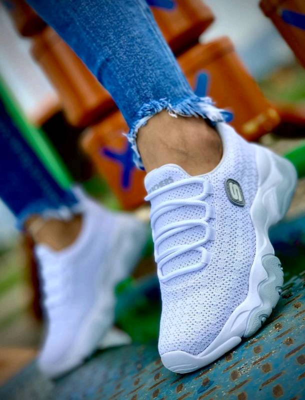 Zapatos skechers blancos shop mexico 2019
