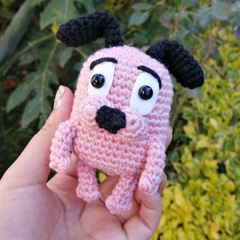 Coraje el store perro cobarde peluche