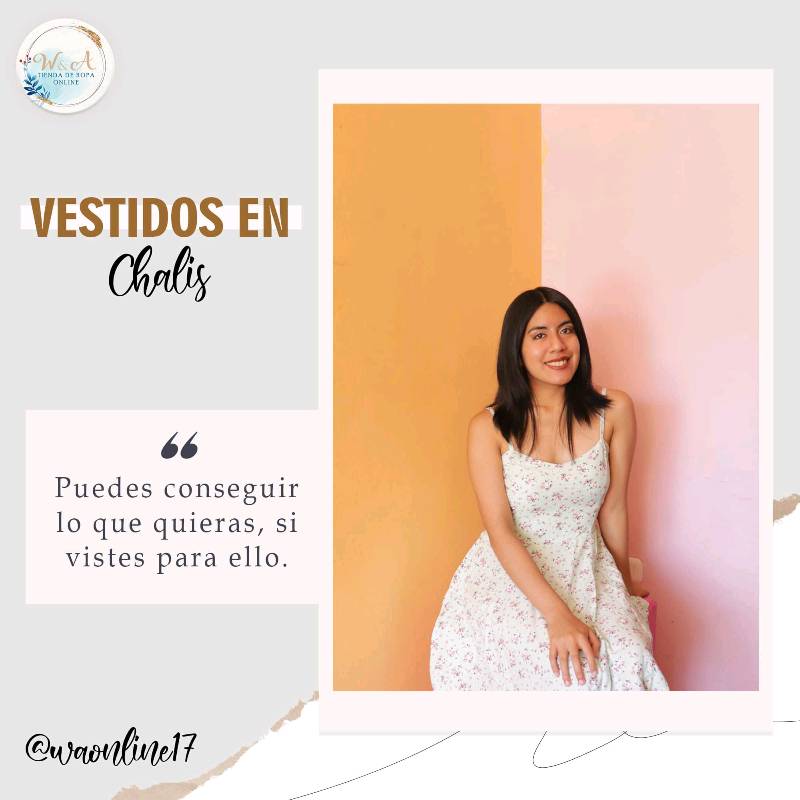 Vestidos en shop chalis cortos