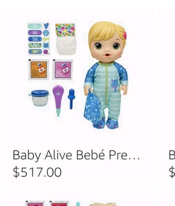 Baby hot sale alive enfermita