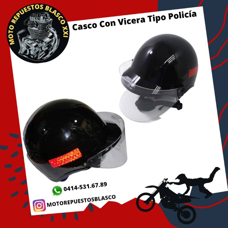 Casco hotsell tipo policia