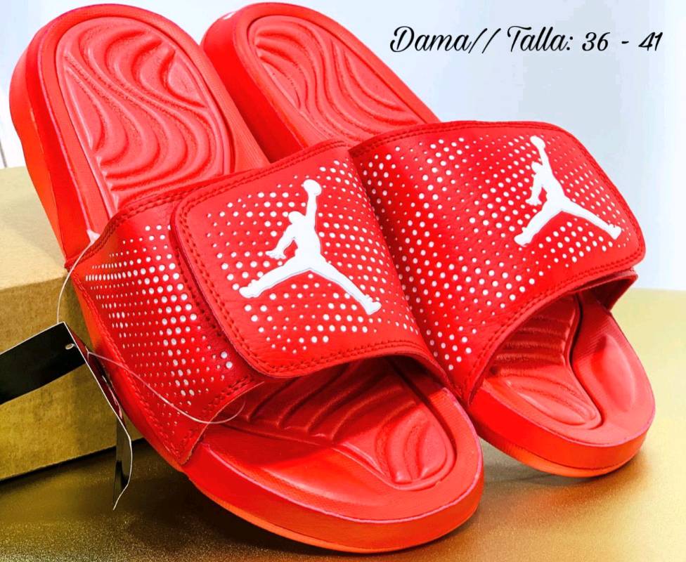 Sandalias jordan 2025 rojas