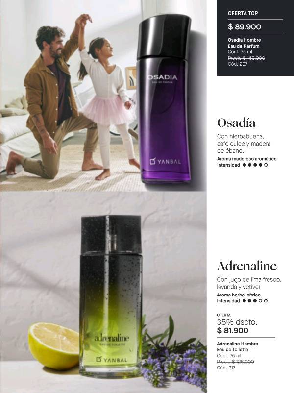 Loción osadía outlet