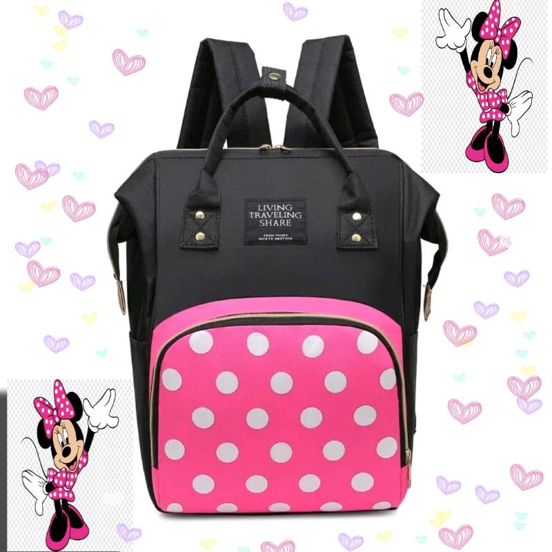 Mochila clearance pañalera minnie