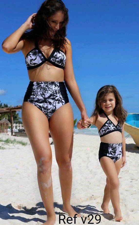 MAMA E HIJA VESTIDO DE BA O