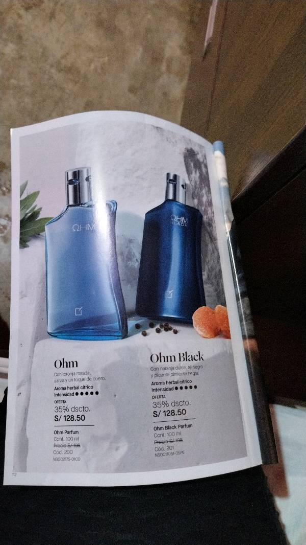 Ohm sales perfume precio