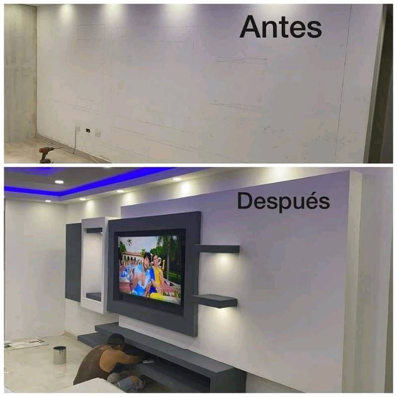 Trabajos diversos de diseños de tabla roca en Campeche