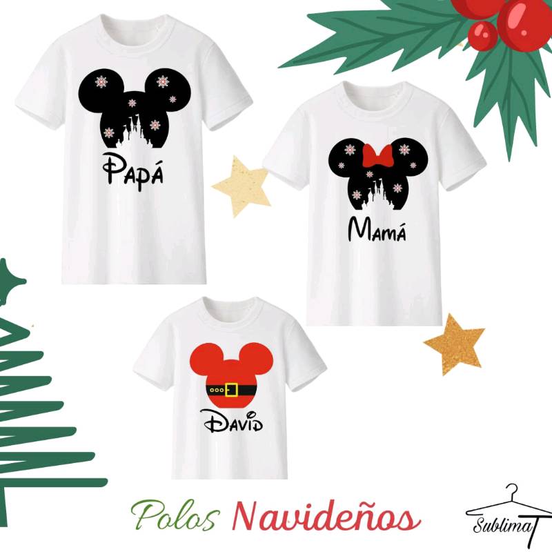 Polos personalizados para navidad best sale