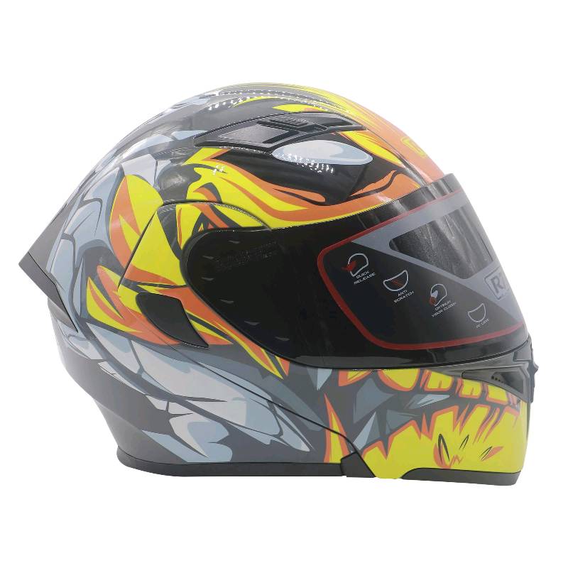 Casco r7 sales racing abatible