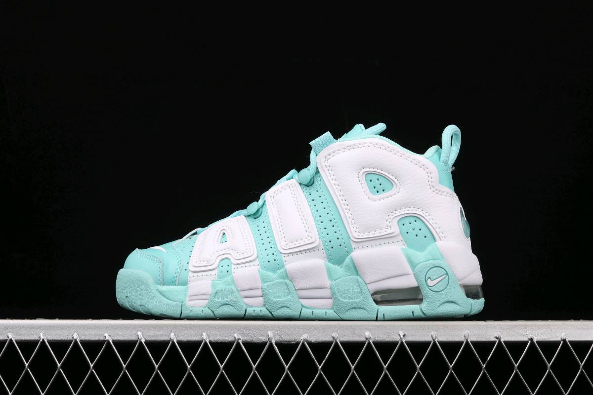 Nike uptempo island green shop