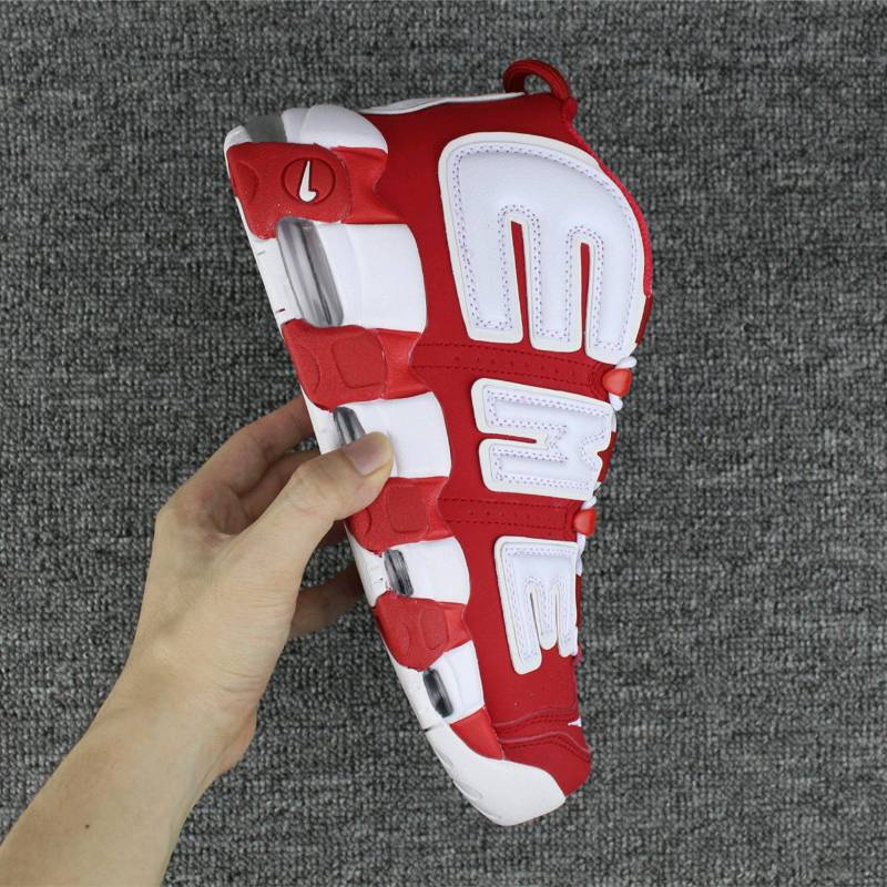 Nike air store uptempo supreme rojas