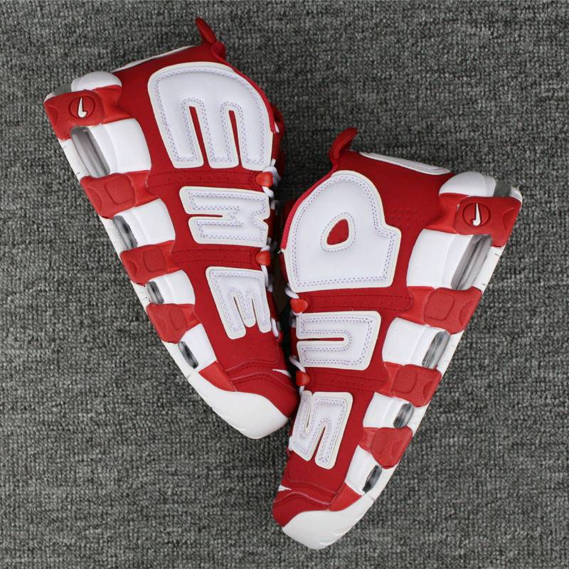Nike air hot sale uptempo supreme rojas