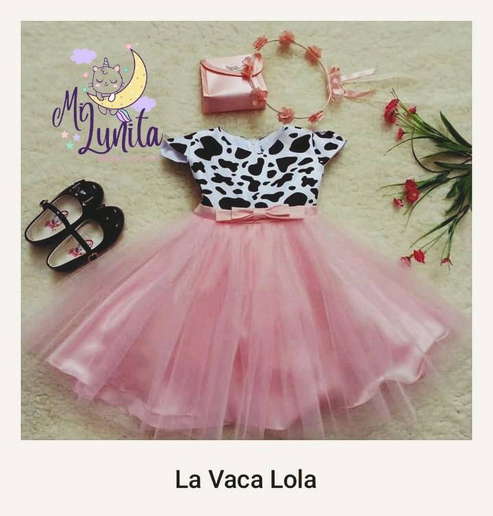 Vestido de top vaca lola