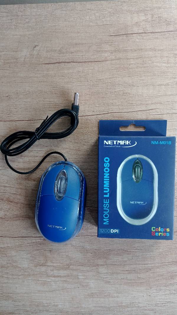 Mouse luminoso NETMAK NM M01 en C rdoba