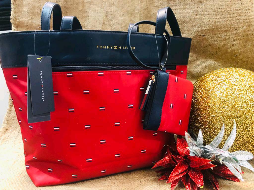 Bolso tommy hilfiger rojo sales