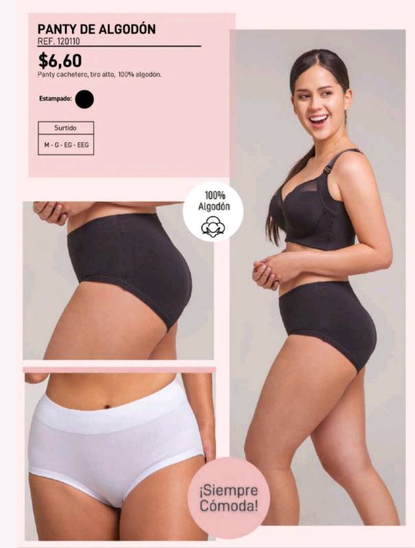Panties top 100 algodon