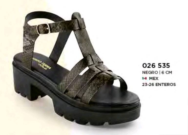 Huaraches on sale con tacon