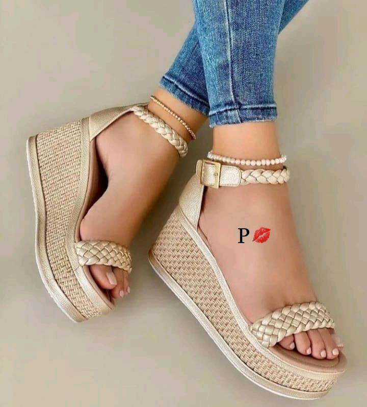 Sandalias con taco sale cuña