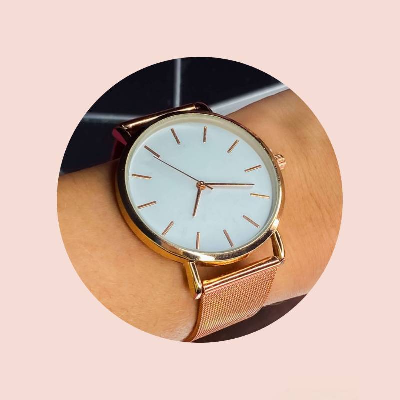 Reloj discount pulso metalico