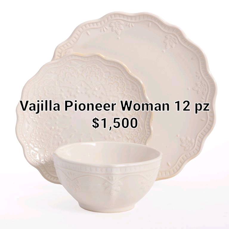 Vajilla Pioneer Woman 12pz en reynosa