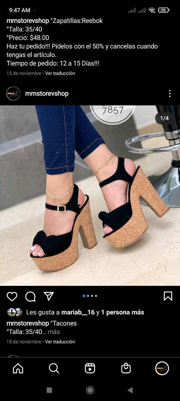 Tacones talla hotsell 47