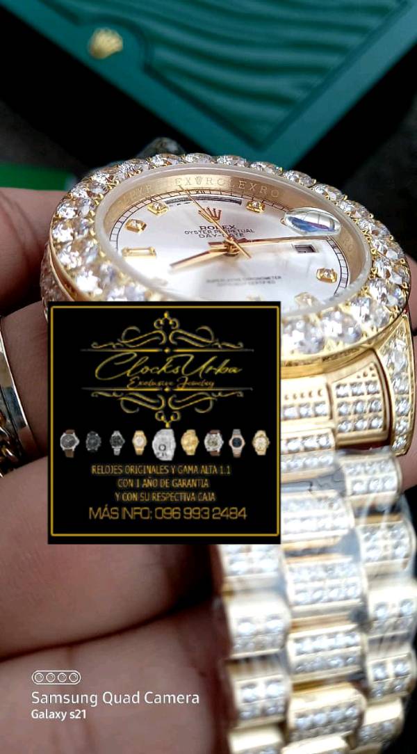 Rolex bañado en sale oro