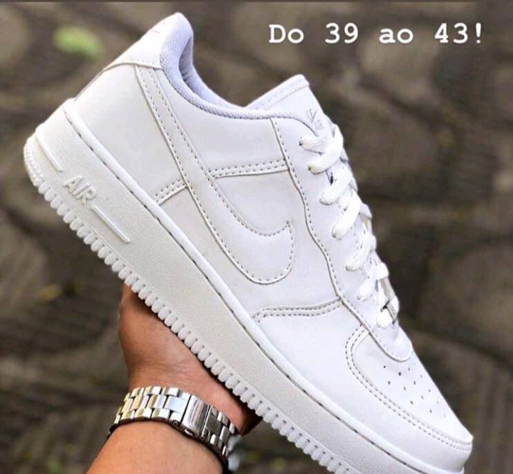 Championes blancos nike discount