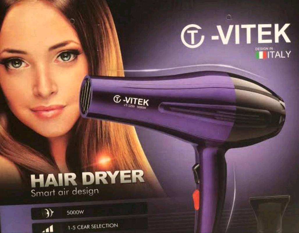Secadora de cabello de 5.000w