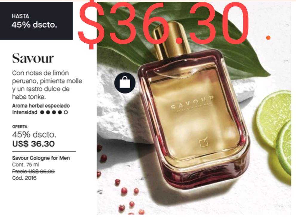 Perfume savour yanbal precio online