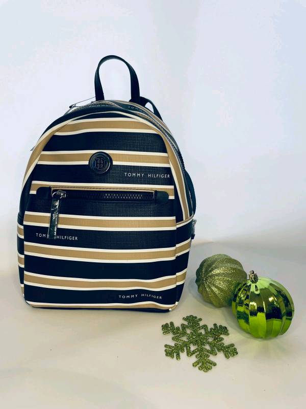 Mochila Tommy Hilfiger l neas caf en Concepci n