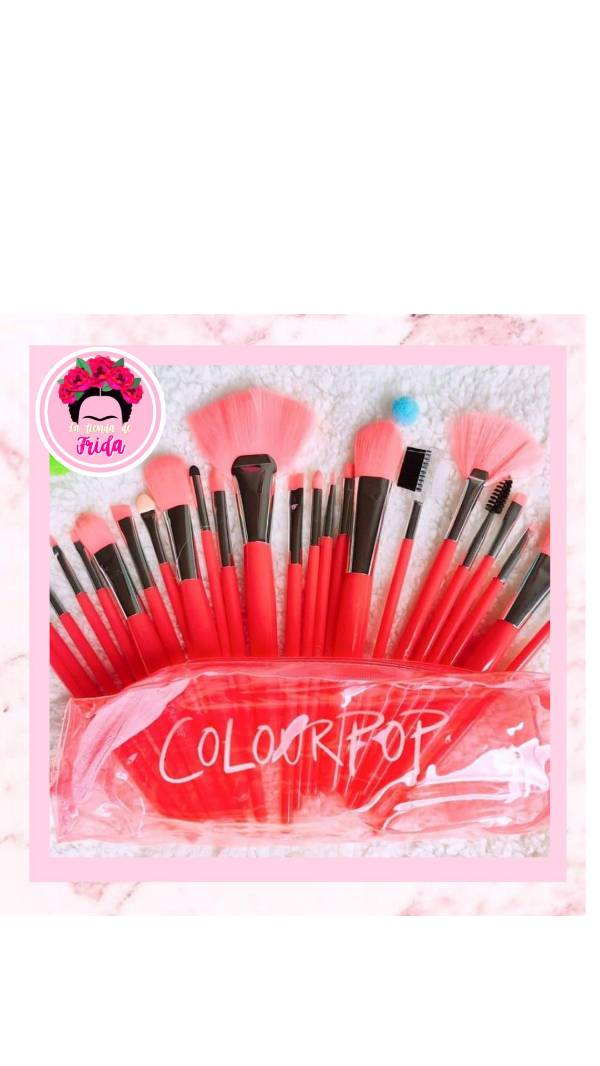 Set 24 Brochas Colorpop en Quevedo