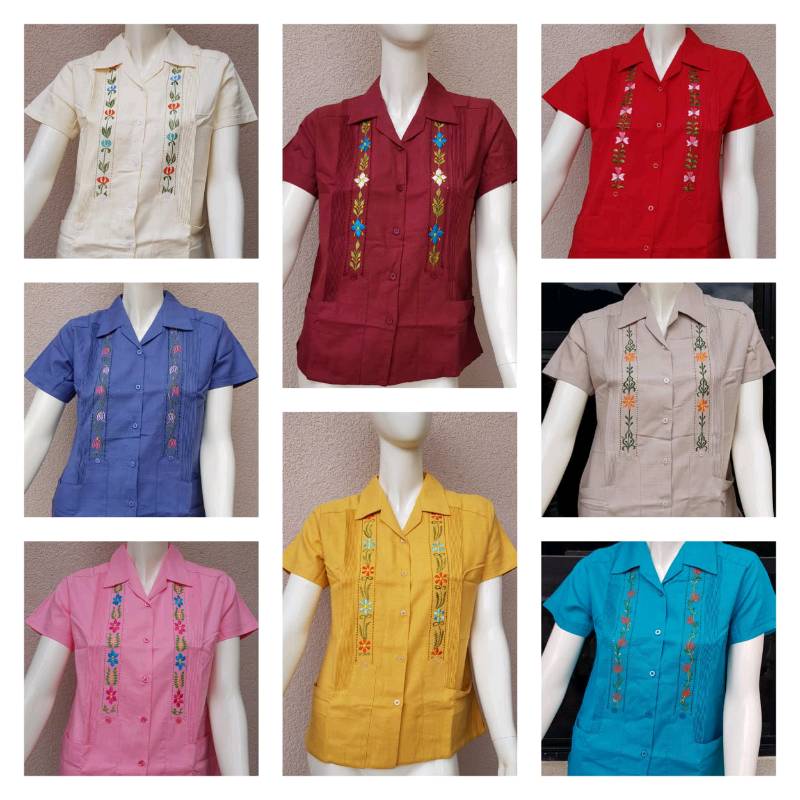 Guayabera mujer outlet