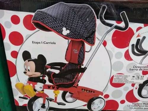Triciclo evolution 3 sales en 1 mickey mouse