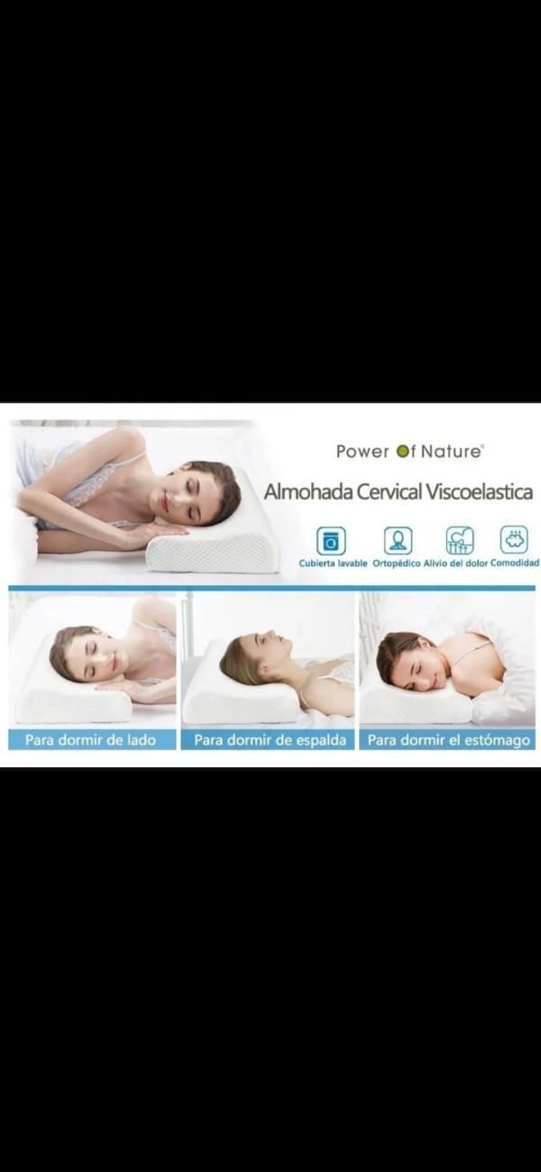 Almohada viscoel stica inteligente cervical 100 poliuretano en