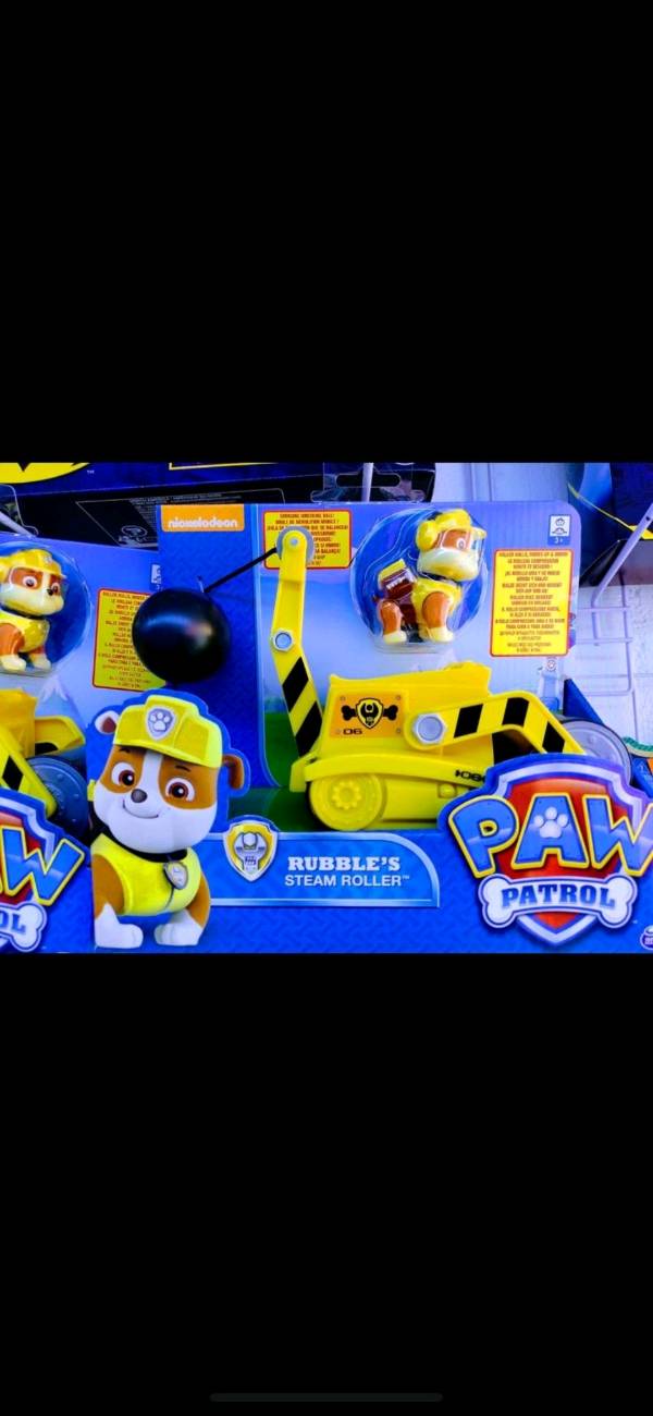 Paw patrol steam roller hotsell