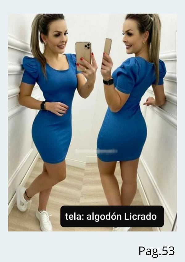 Vestidos de best sale algodon licrado